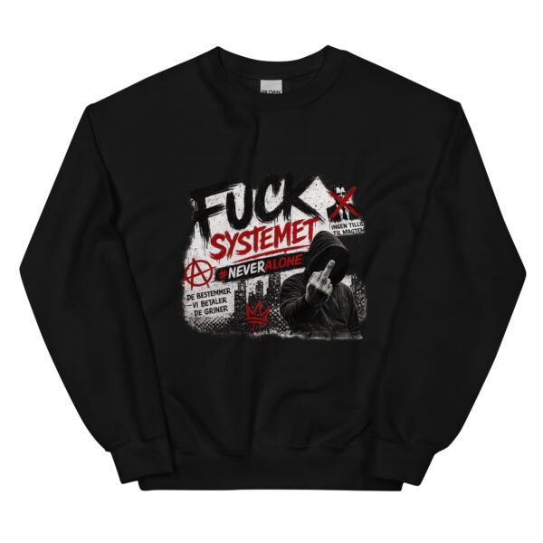 Fuck systemet Sweatshirt