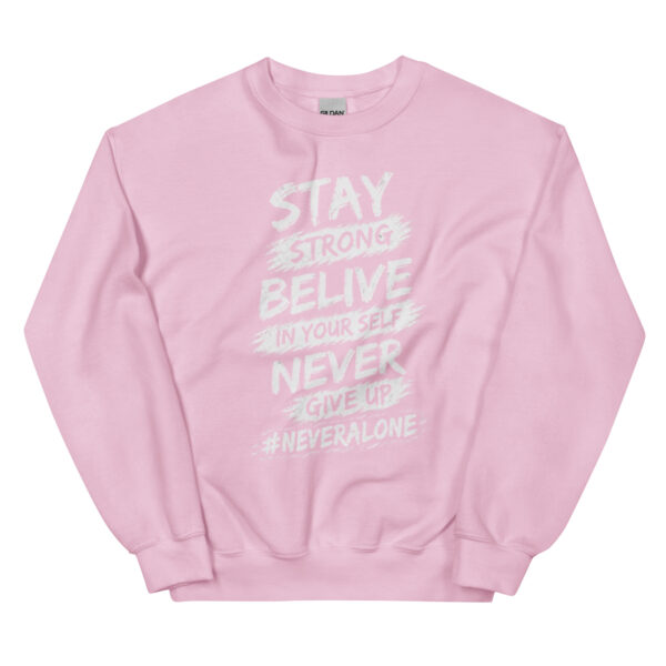 unisex-crew-neck-sweatshirt-light-pink-front-69f0ed07e146d.jpg STAY STRONG Sweatshirt