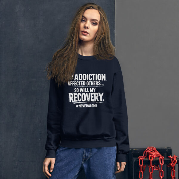 unisex-crew-neck-sweatshirt-navy-front-69e3ca9d56c29.jpg My ADDICTION Sweatshirt
