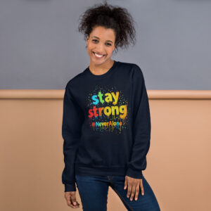 unisex-crew-neck-sweatshirt-navy-front-69ee78b2883e3.jpg stay strong Sweatshirt