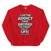 i am The addict  Sweatshirt
