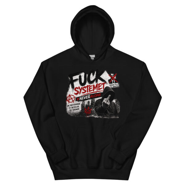 Fuck systemet Hoodie
