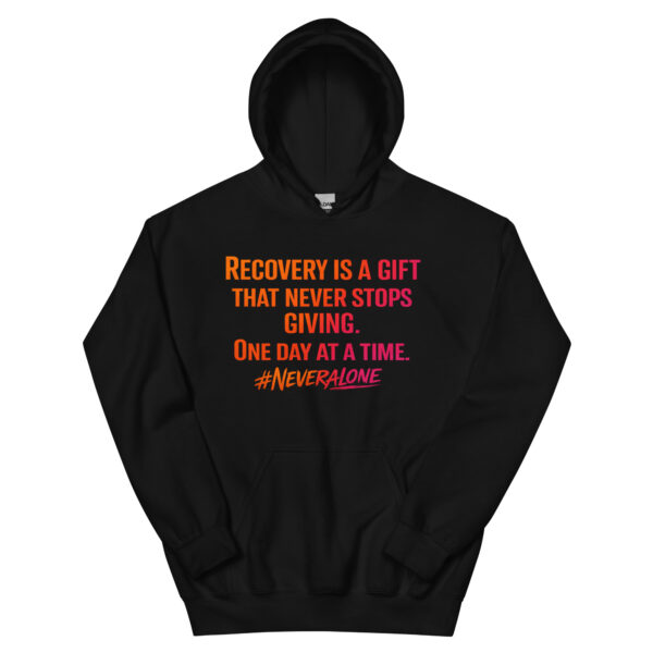 unisex-heavy-blend-hoodie-black-front-69f1178d7e518.jpg Recovery is a gift Hoodie