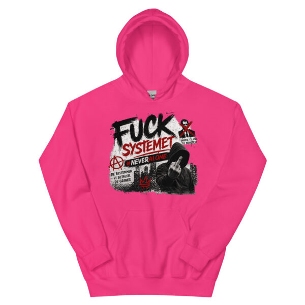 Fuck systemet Hoodie