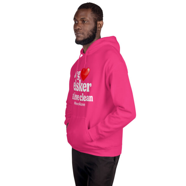 Jeg elsker Clean Hoodie