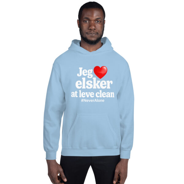 Jeg elsker Clean Hoodie