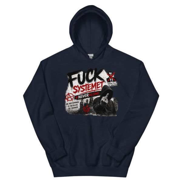 Fuck systemet Hoodie