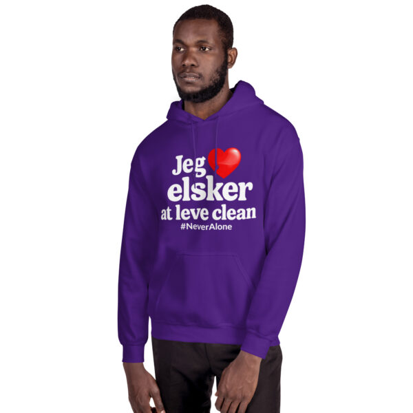 Jeg elsker Clean Hoodie