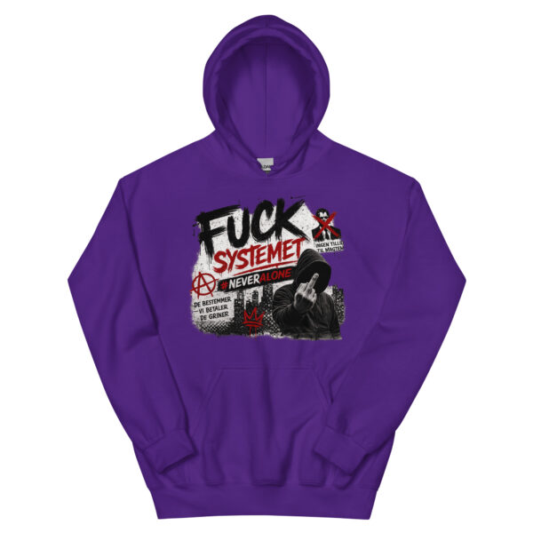 Fuck systemet Hoodie