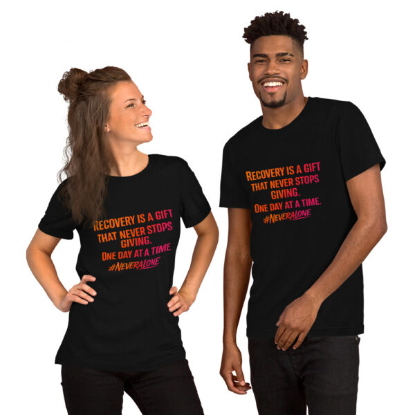 Recovery is a gift  t-shirt