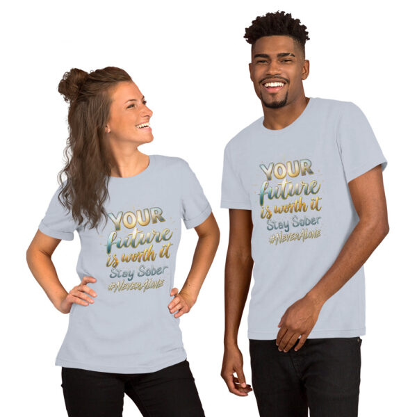 unisex-staple-t-shirt-light-blue-front-69ea63f5e5150.jpg your future t-shirt