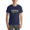 unisex-staple-t-shirt-navy-front-69e12cb68088a.jpg Freedom is my alcohol 1 t-shirt