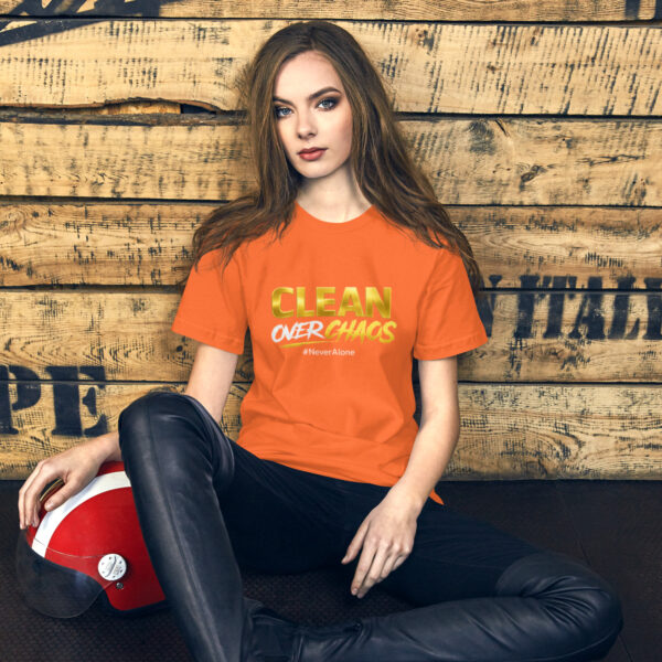 Clean over chaos t-shirt