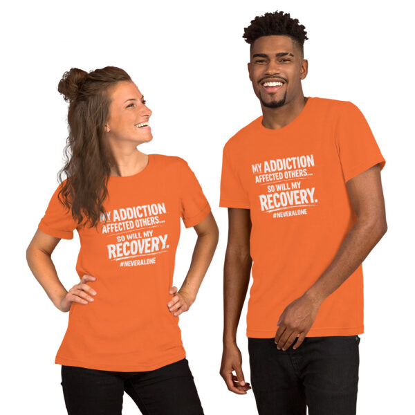 unisex-staple-t-shirt-orange-front-69e3c39b44c5f.jpg My ADDICTION t-shirt