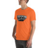 unisex-staple-t-shirt-orange-left-front-69e12cb88bb73.jpg Freedom is my alcohol 1 t-shirt