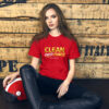 Clean over chaos t-shirt