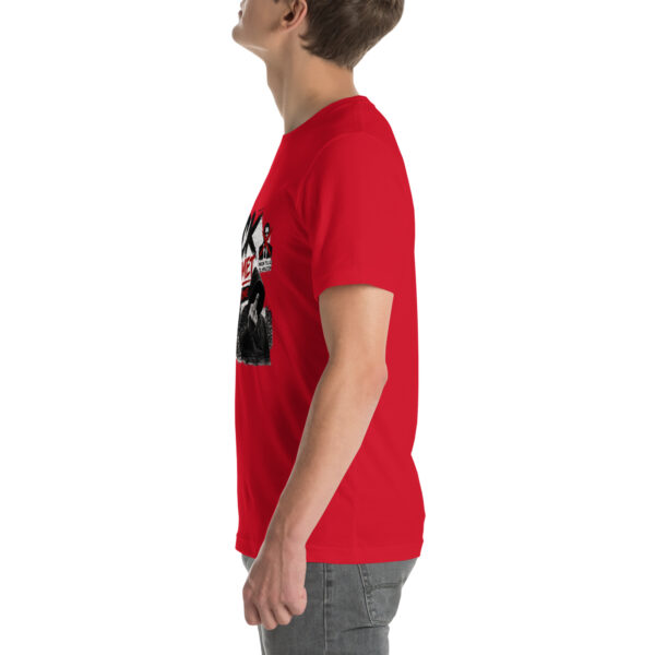 unisex-staple-t-shirt-red-left-69f07a9a50901.jpg Fuck systemet t-shirt