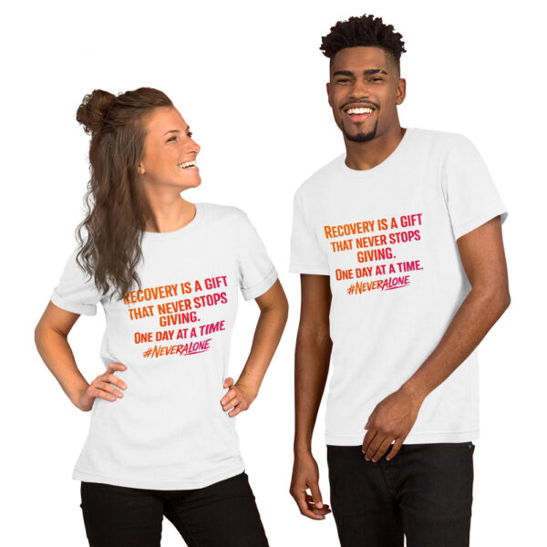 Recovery is a gift  t-shirt