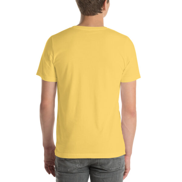 unisex-staple-t-shirt-yellow-back-69e12cb998fb4.jpg Freedom is my alcohol 1 t-shirt