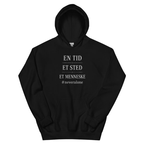 en tid et sted et menneske Hoodie