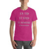 en tid et sted et menneske t-shirt