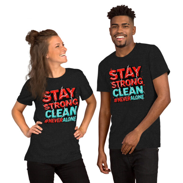 unisex-staple-t-shirt-black-heather-front-69f4eccf31bf4.jpg Stay Strong t-shirt