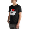I LOVE LIVING SOBER t-shirt