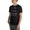 en tid et sted et menneske t-shirt