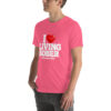 I LOVE LIVING SOBER t-shirt