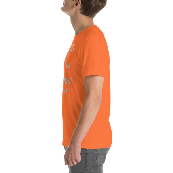en tid et sted et menneske t-shirt