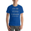 en tid et sted et menneske t-shirt