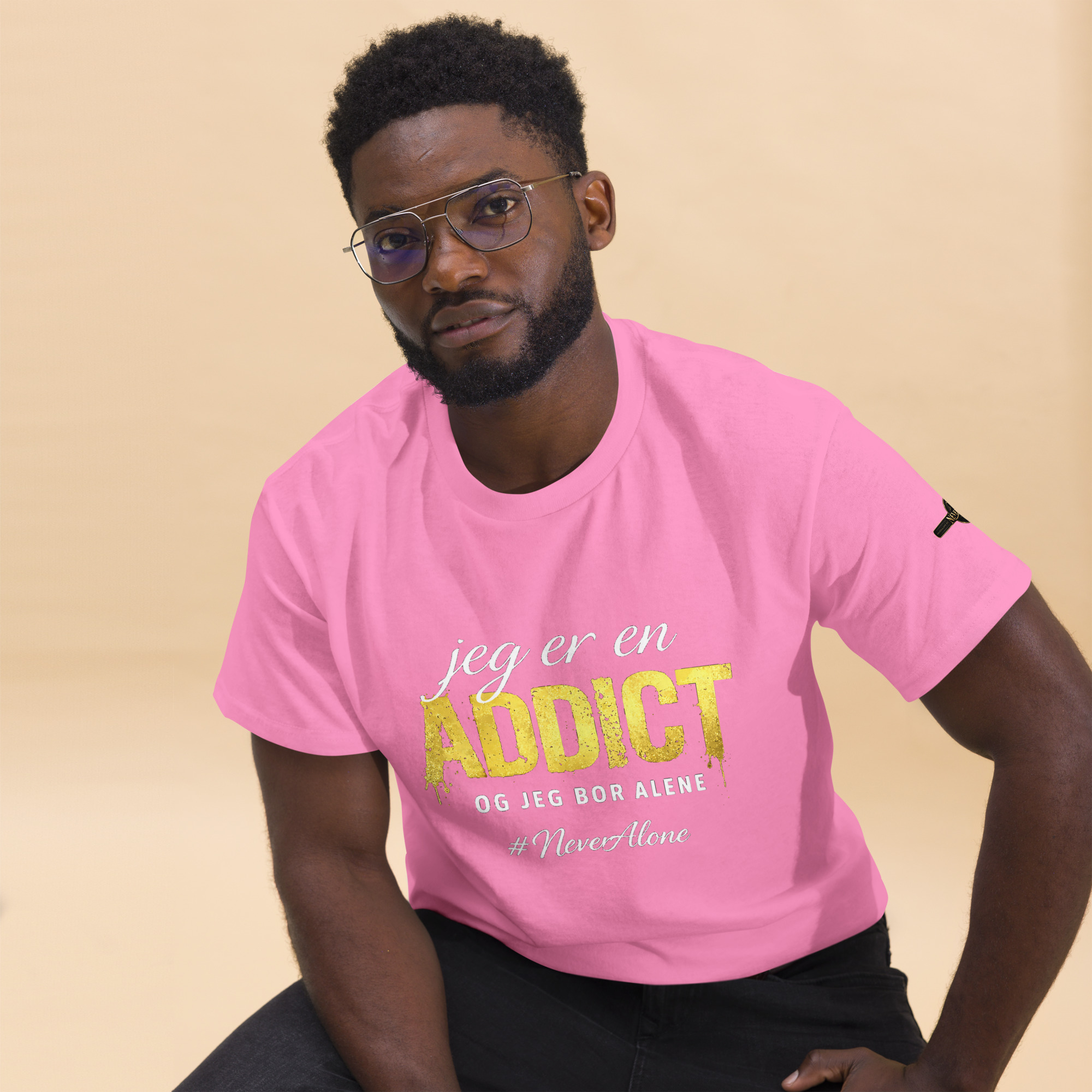 jeg er en Addict t-shirt - Billede 14
