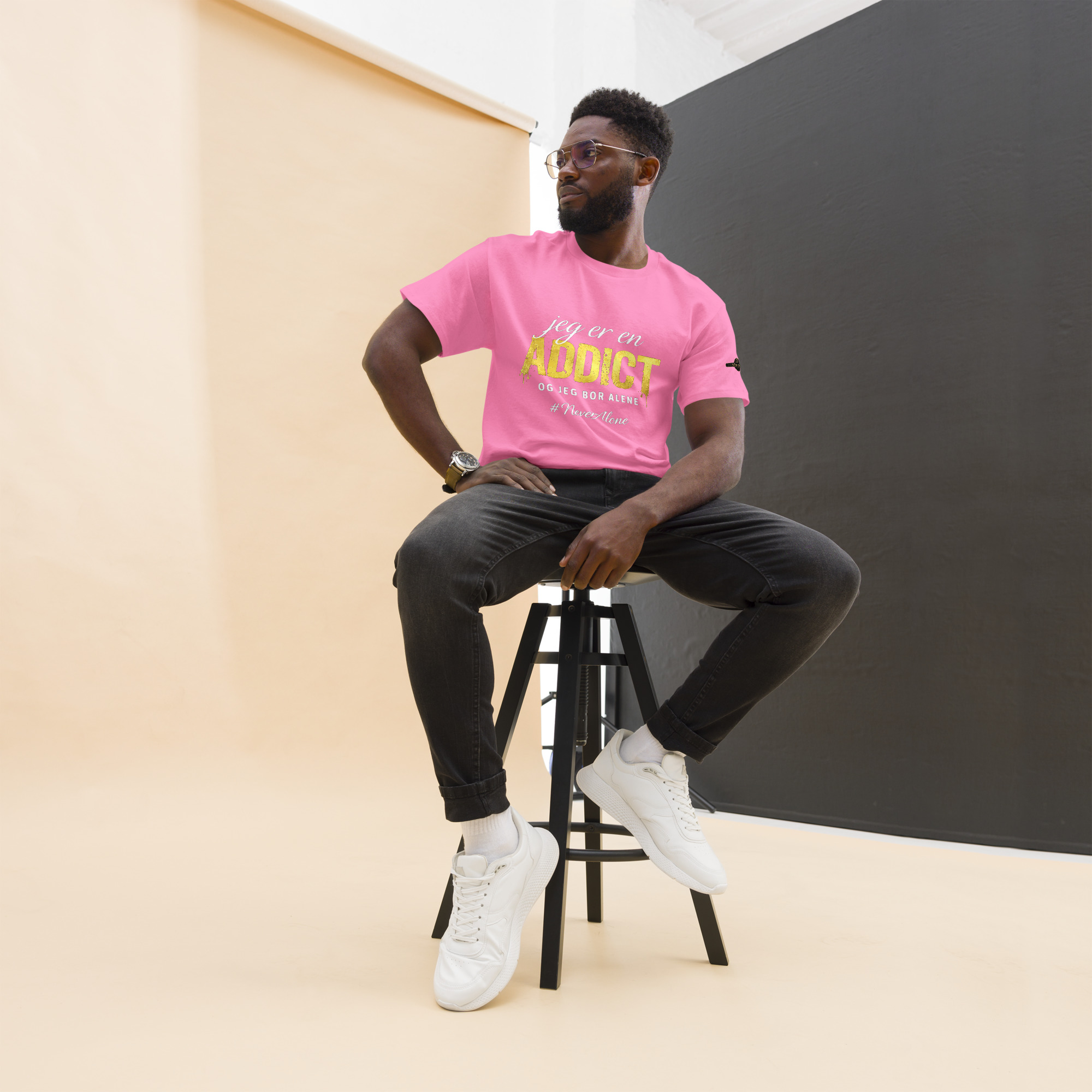 jeg er en Addict t-shirt - Billede 13