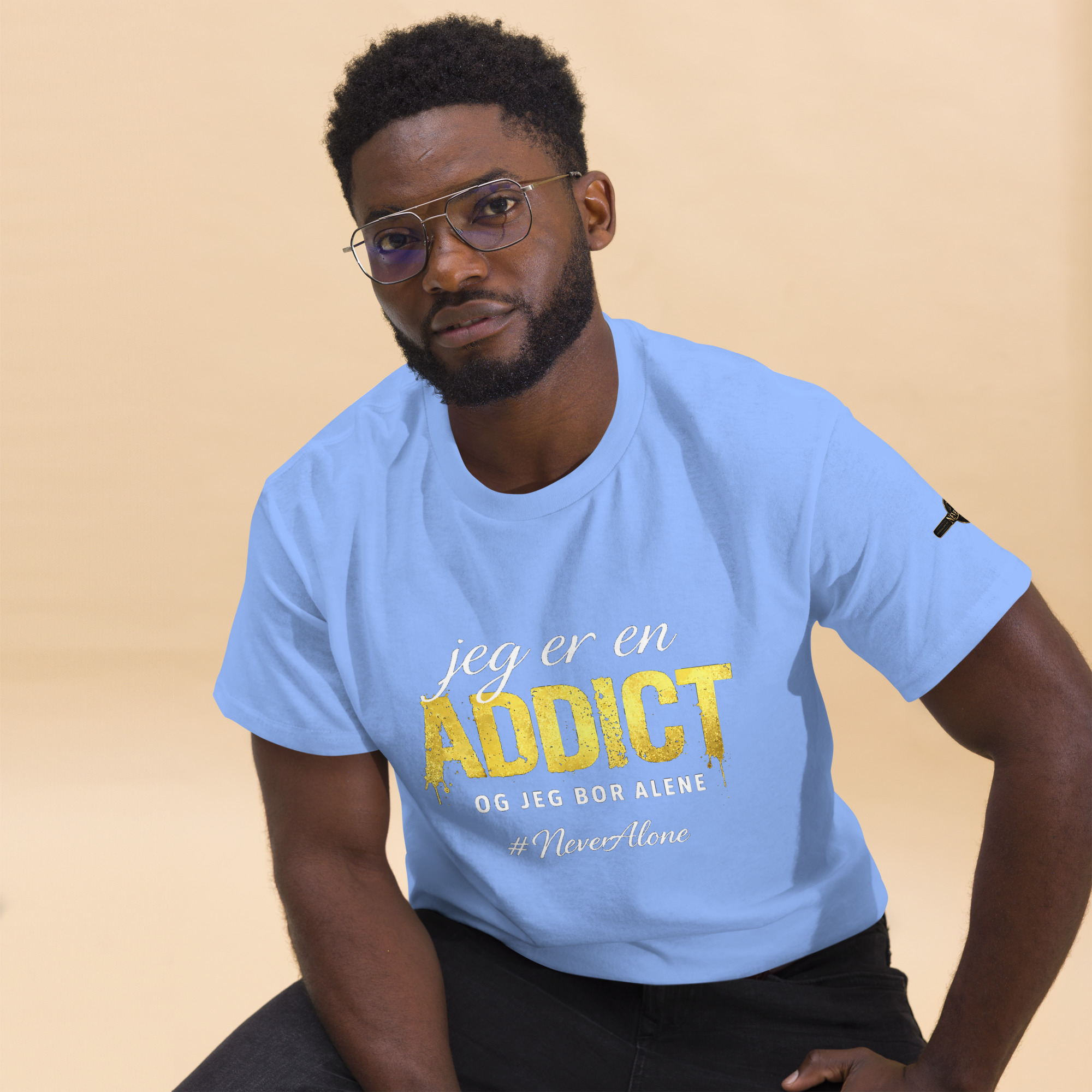 jeg er en Addict t-shirt - Billede 16