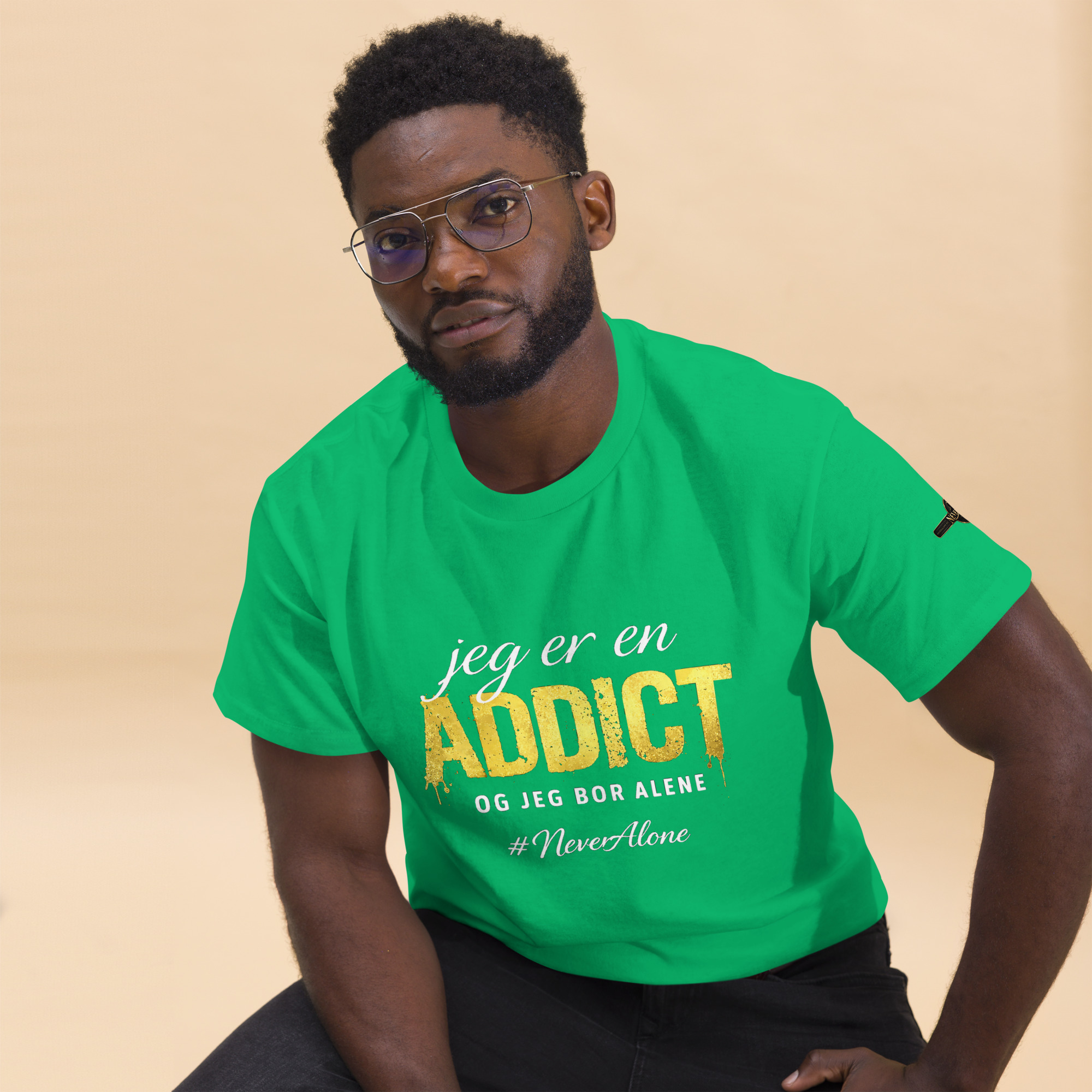 jeg er en Addict t-shirt - Billede 12