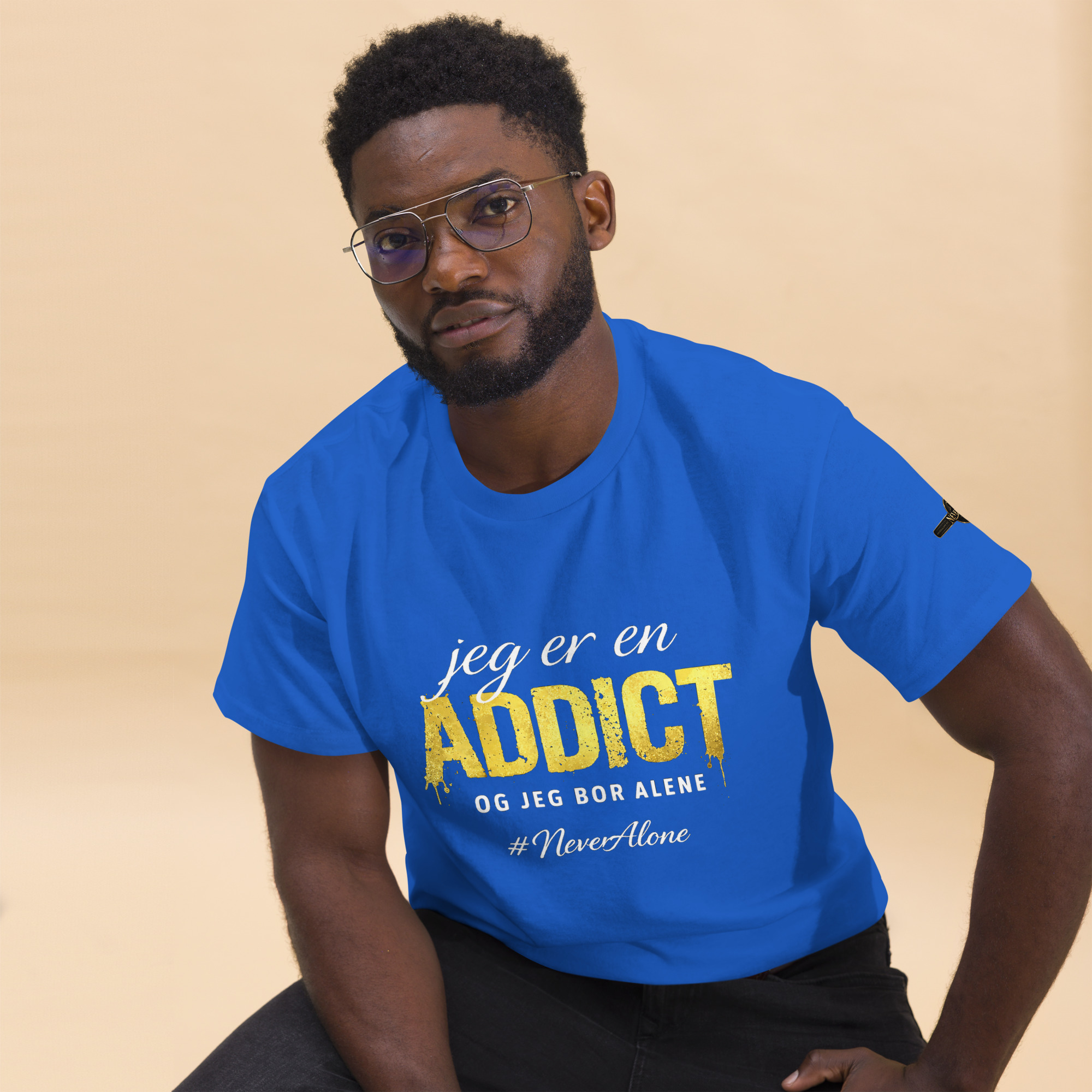 jeg er en Addict t-shirt - Billede 8