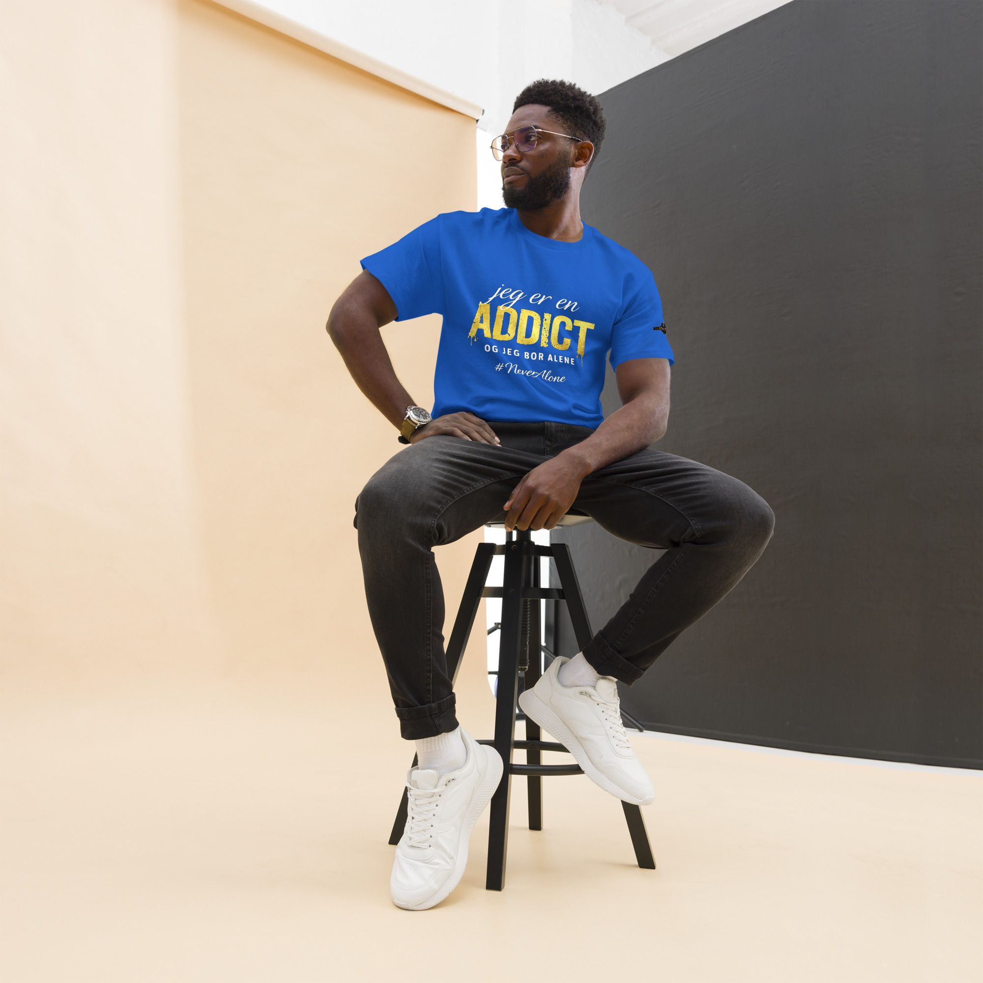 jeg er en Addict t-shirt - Billede 7