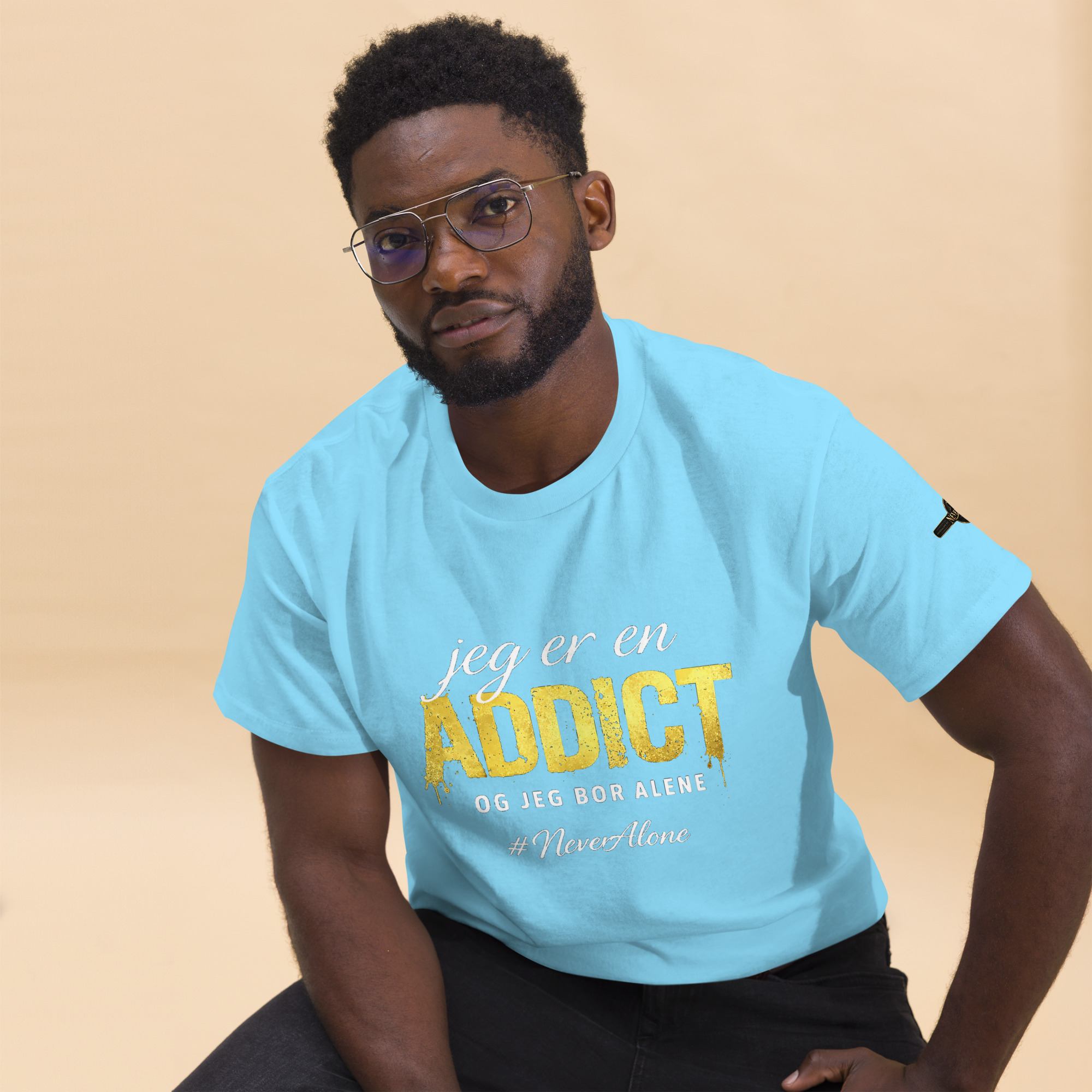 jeg er en Addict t-shirt - Billede 22