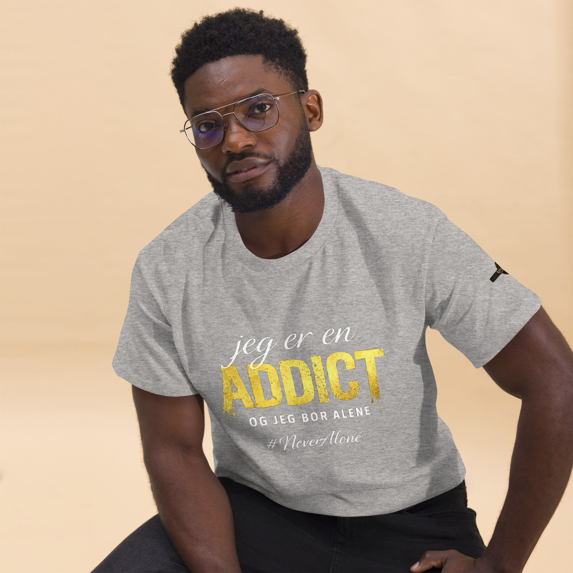 jeg er en Addict t-shirt - Billede 18