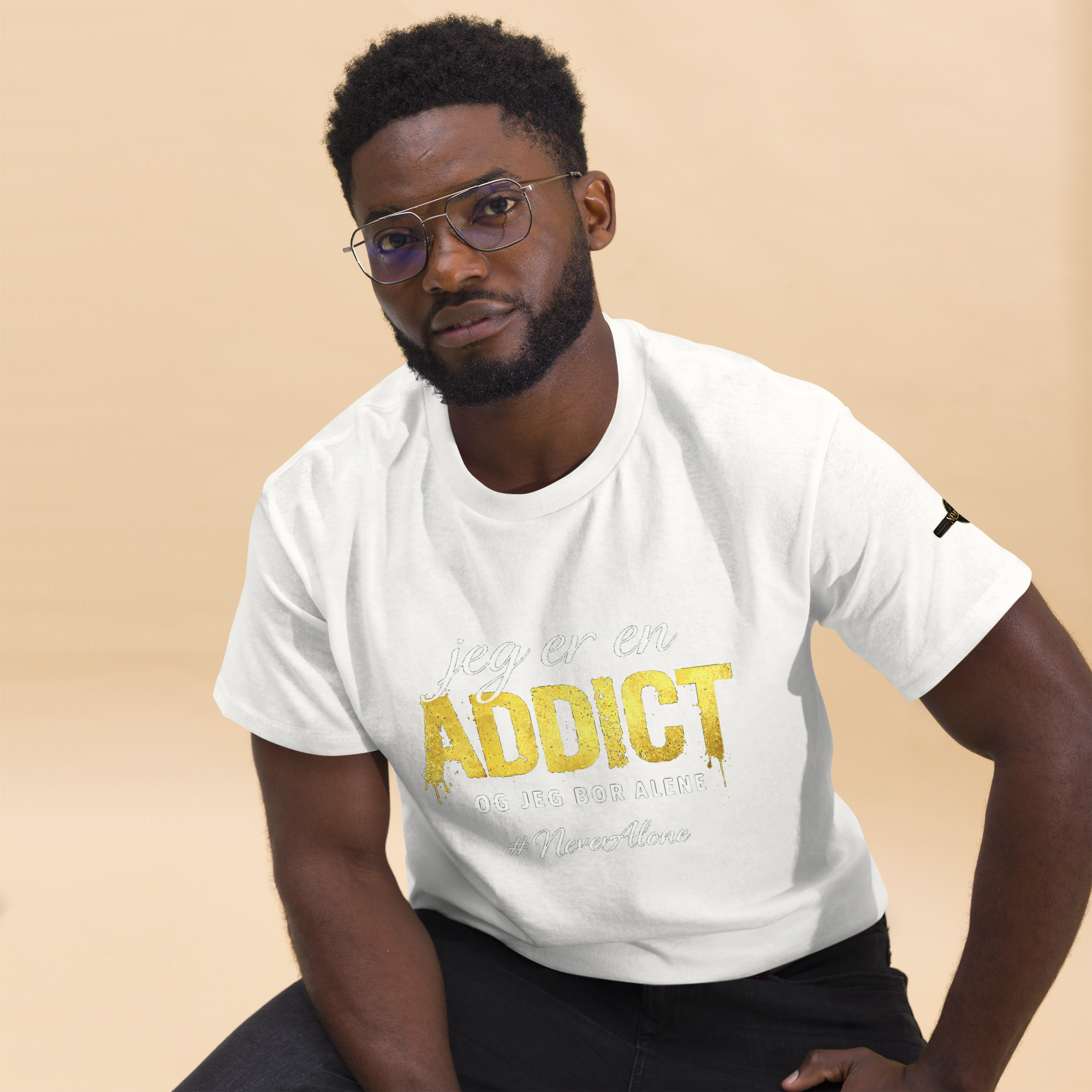 jeg er en Addict t-shirt - Billede 24