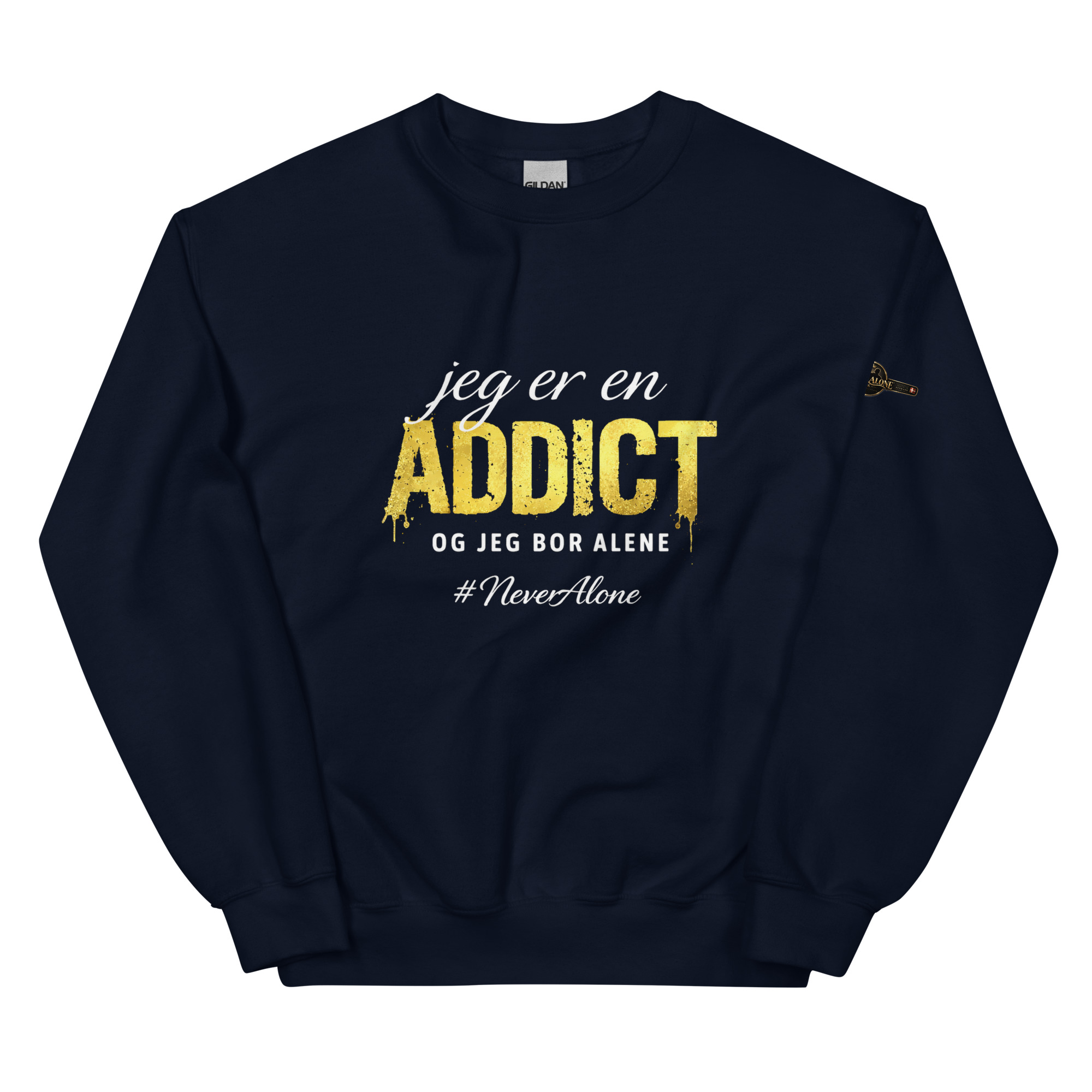 jeg er en Addict Sweatshirt - Billede 4