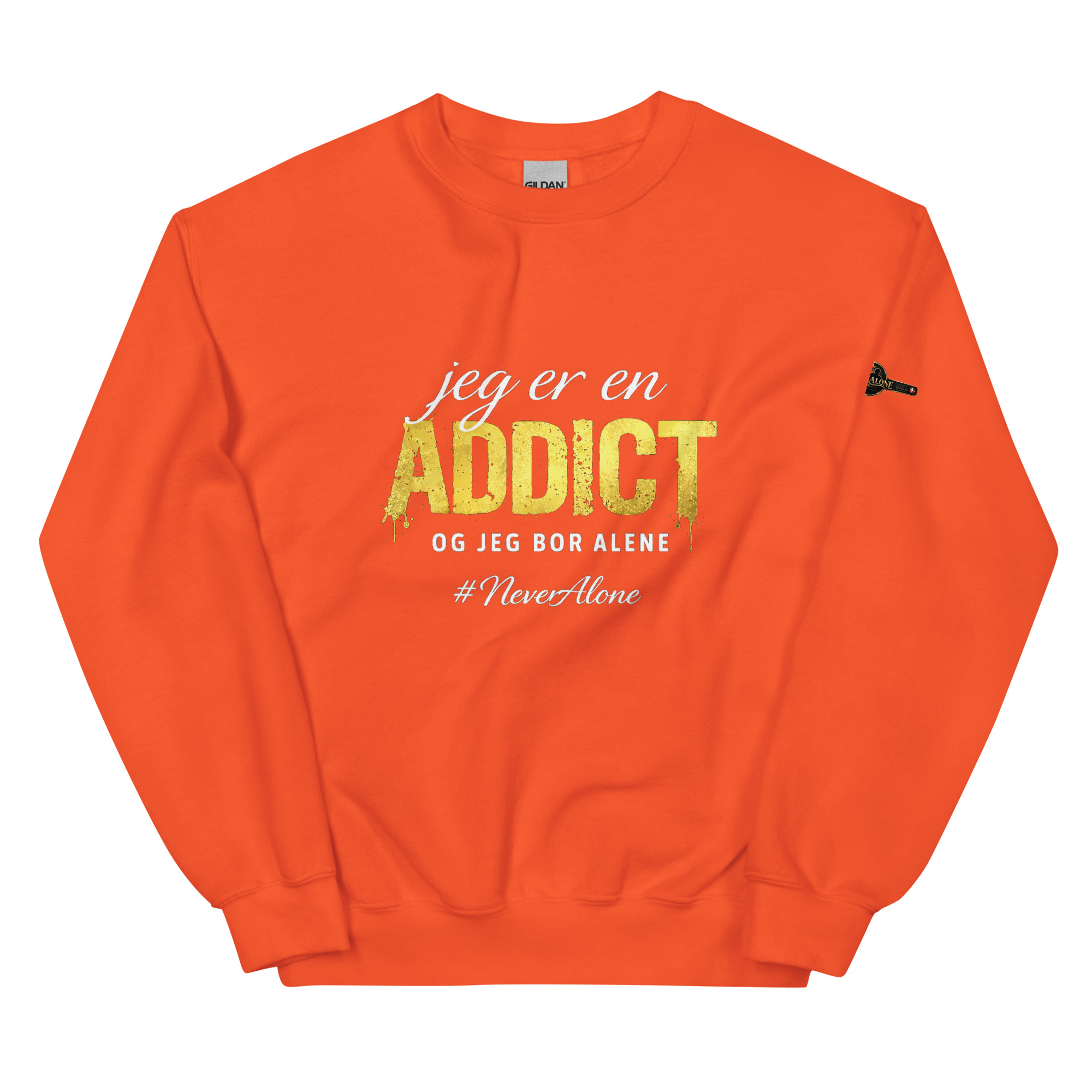 jeg er en Addict Sweatshirt - Billede 10