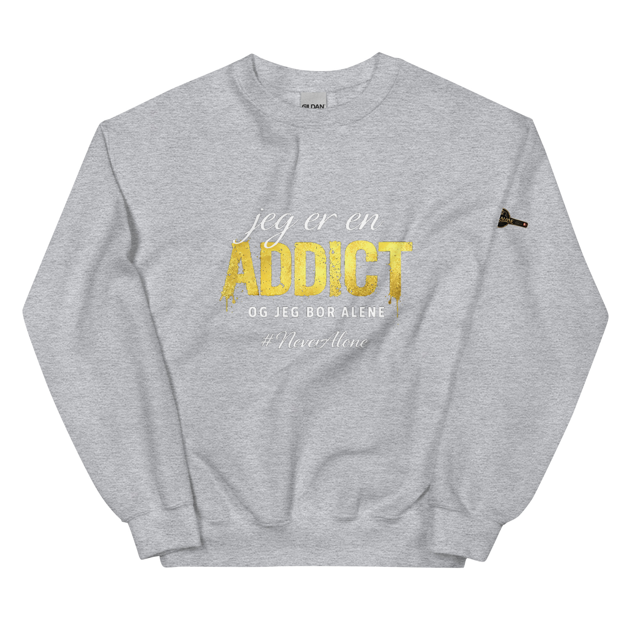 jeg er en Addict Sweatshirt - Billede 16