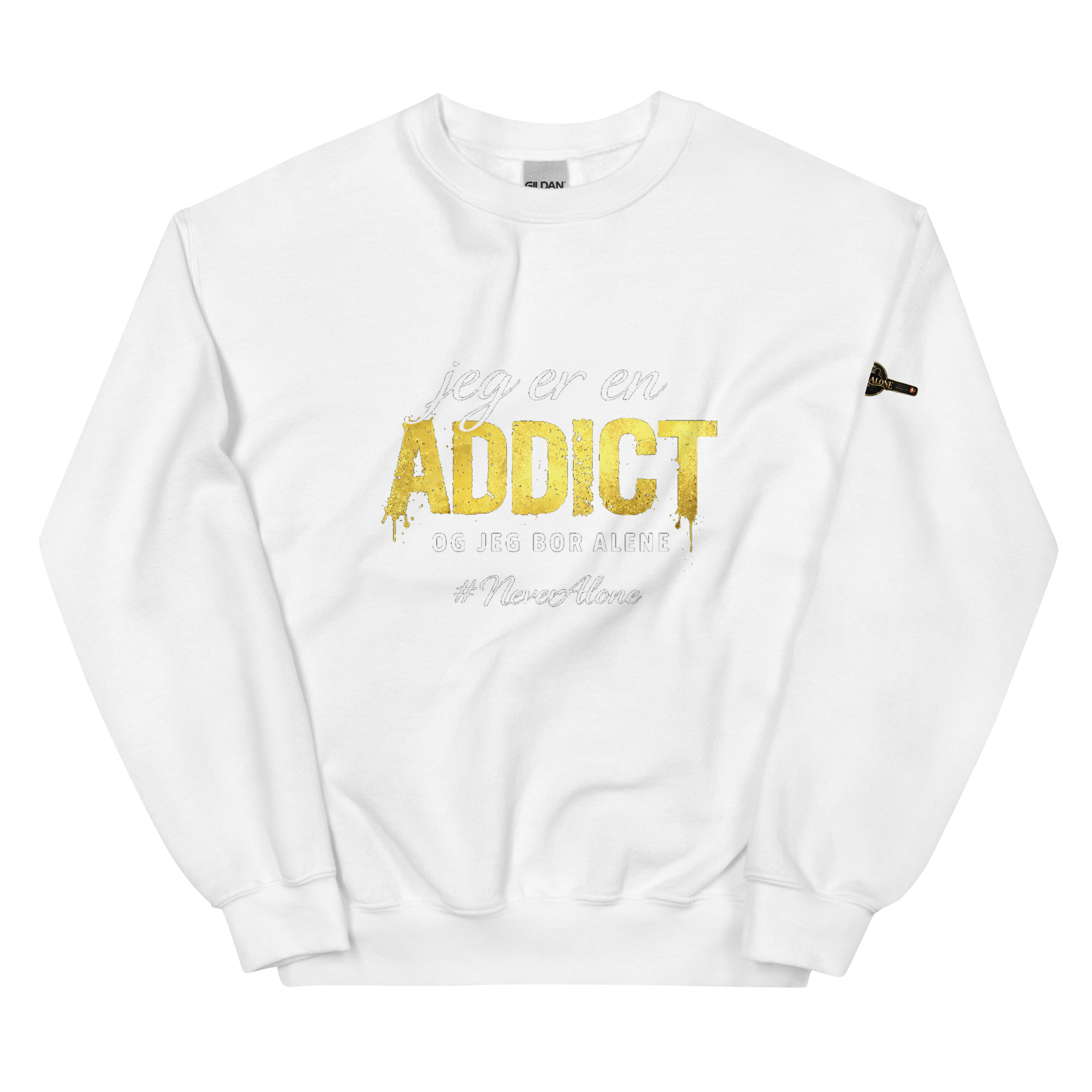 jeg er en Addict Sweatshirt - Billede 20