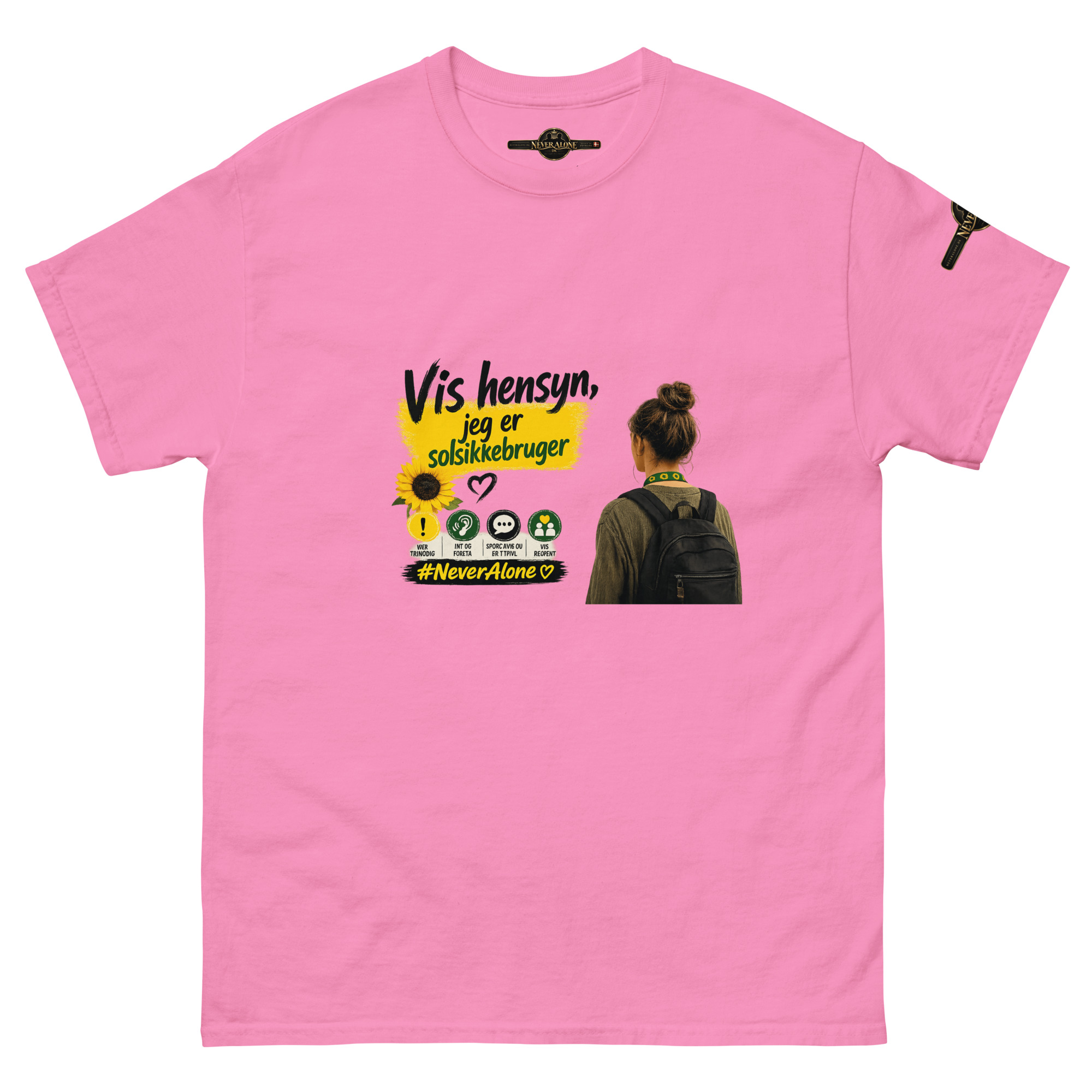solsikkebruger t-shirt - Billede 14