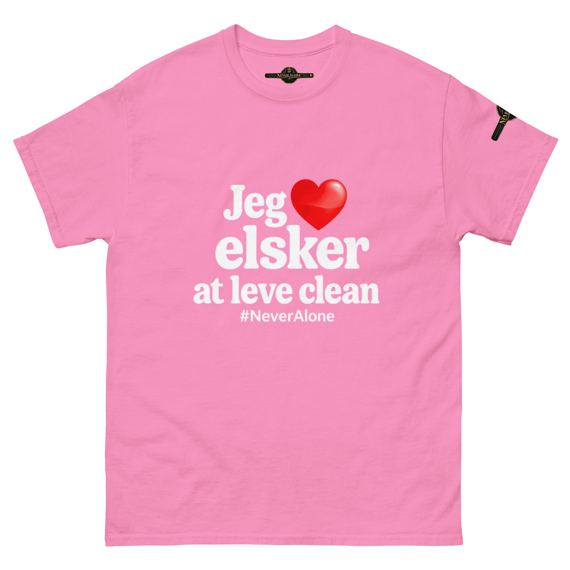 jeg elsker og leve clean t-shirt - Billede 12