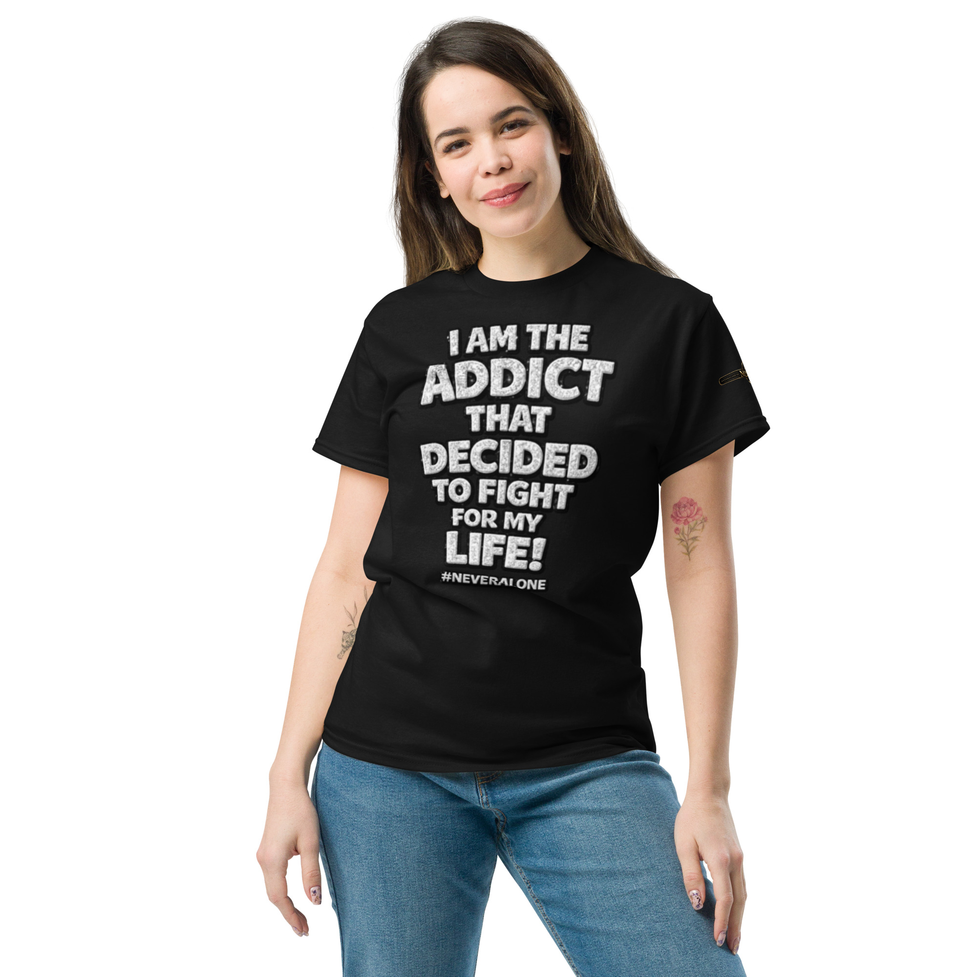 i am The addict T-shirt