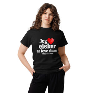 jeg elsker og leve clean t-shirt