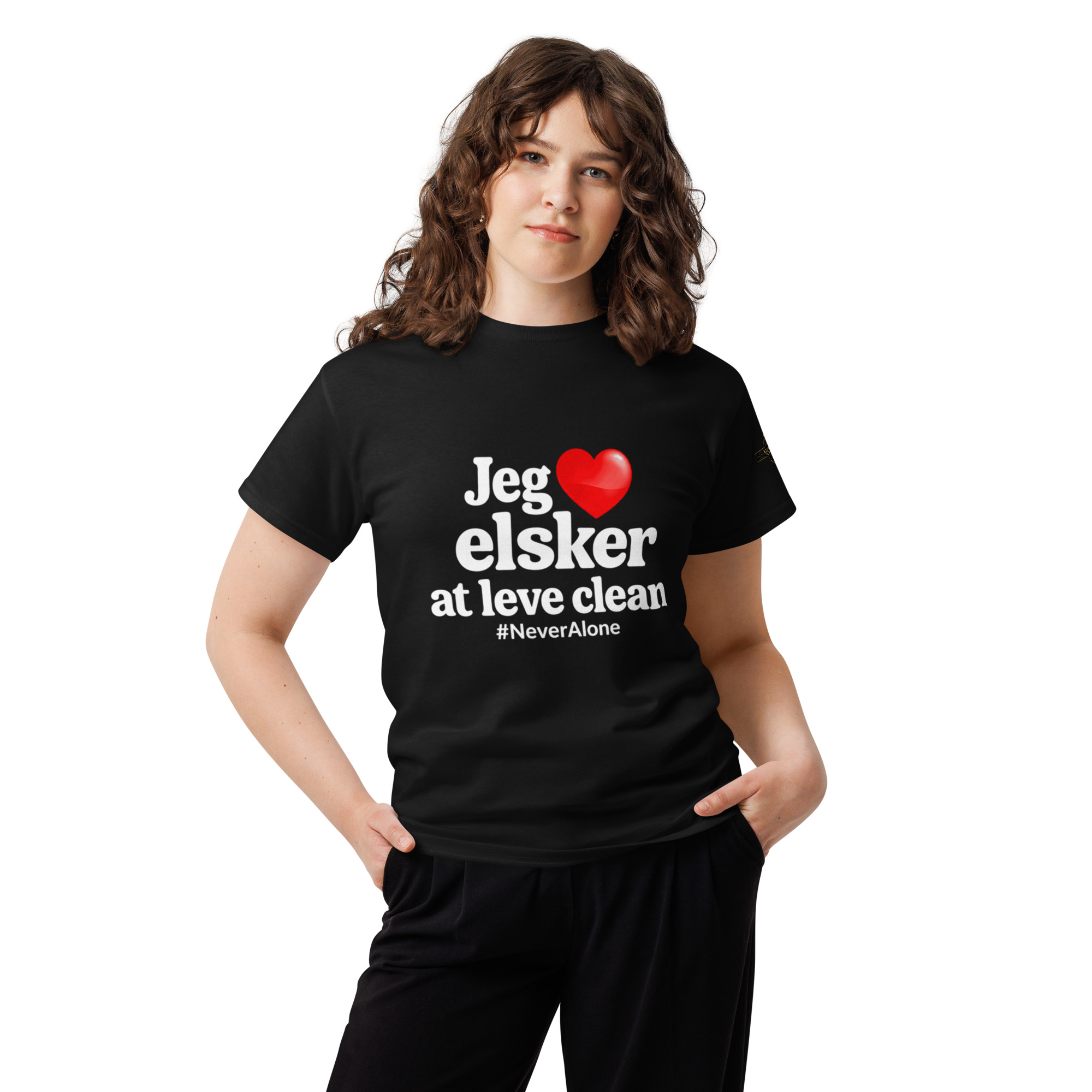 jeg elsker og leve clean t-shirt