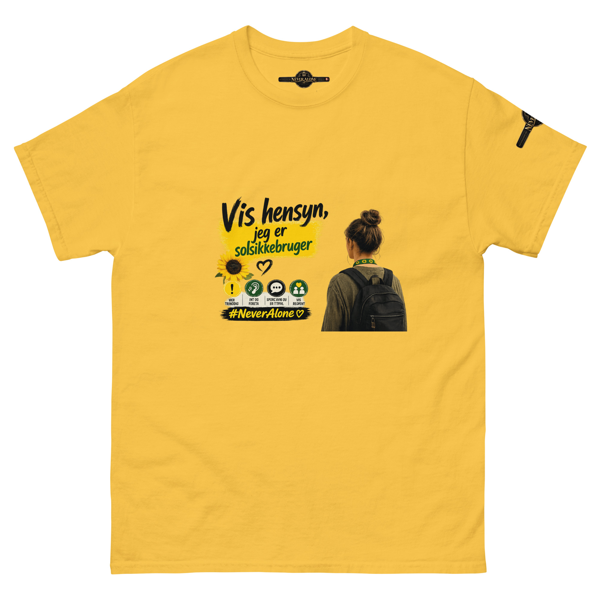 solsikkebruger t-shirt - Billede 20